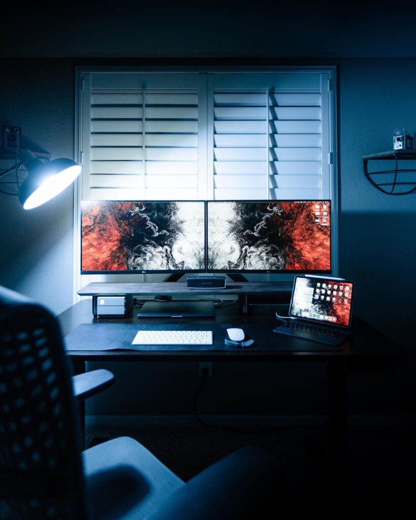 A home office setup for  WFH