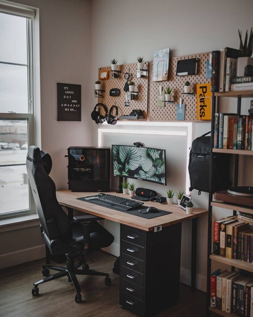 A Truly Inspiring Minimalist Home Office Setup - Minimal Desk Setups